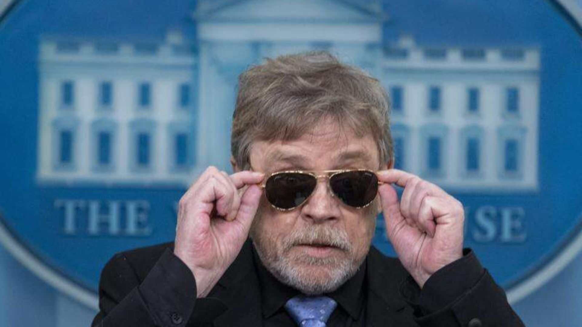 Star Wars Actor Mark Hamill Makes Surprise Appearance in White House Briefing Room