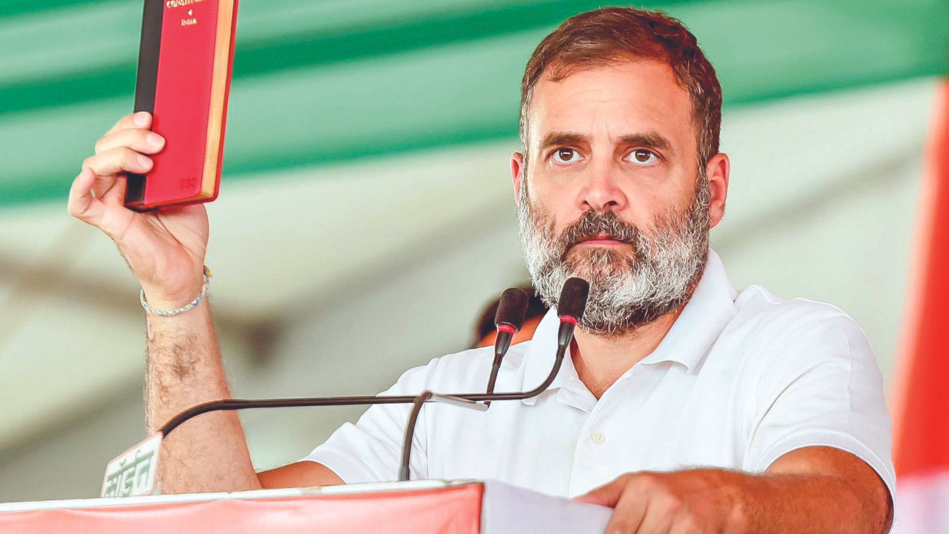 If voted to power, BJP will tear apart constitution: Rahul