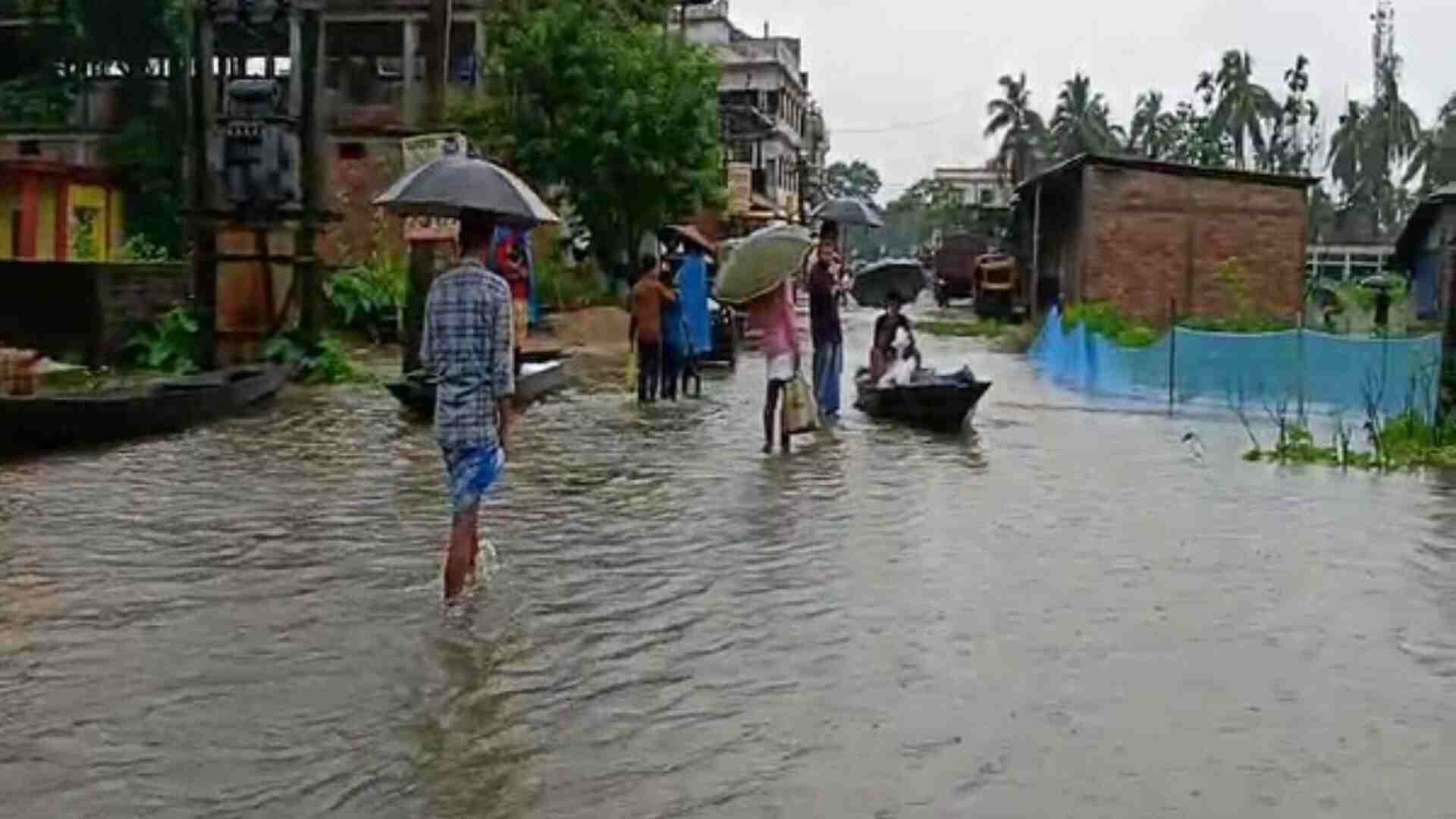 Northeast India Battling Severe Floods: IMD Issues Red Alert Amid Rising Brahmaputra Levels