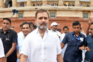 Rahul Gandhi Displays Constitution In Protest As PM Modi Takes Oath: Watch