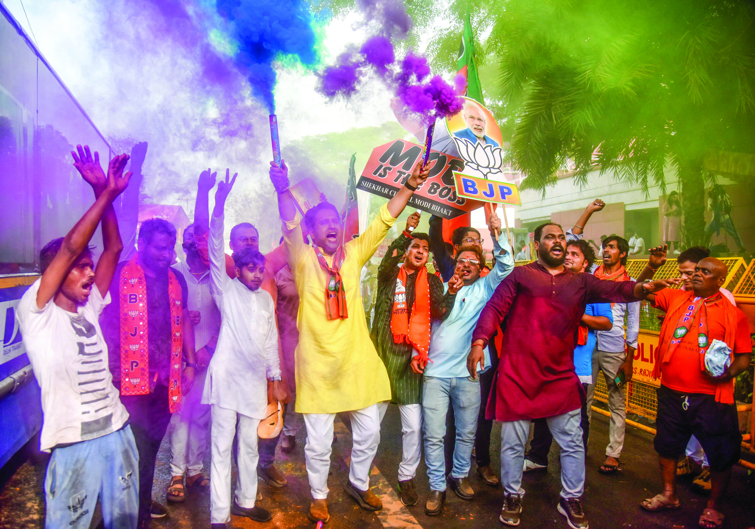 BJP sweeps Delhi to score a Hat-Trick