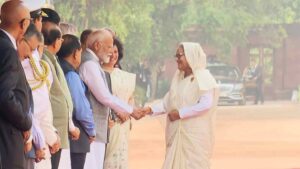 Bangladesh PM Sheikh Hasina Gets Ceremonial Reception At Rashtrapati Bhawan