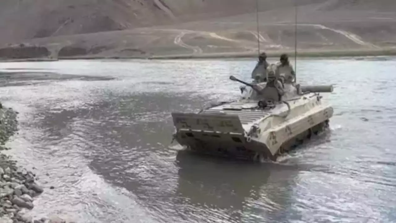 Five Bravehearts Lost Their Lives In Tank Mishap, Near LAC In Ladakh