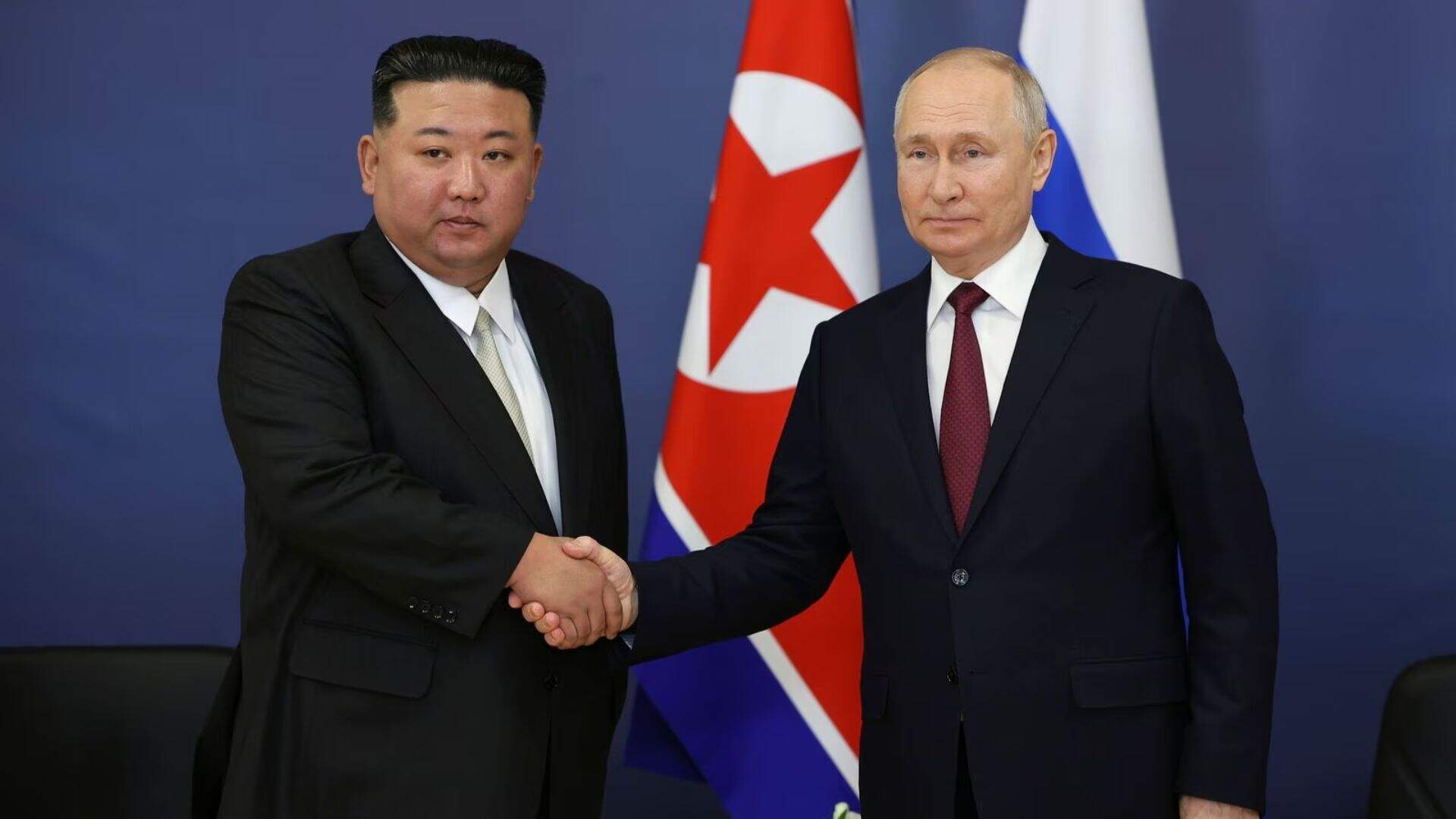 Kim Jong Un (Left) & Vladimir Putin (Right)0