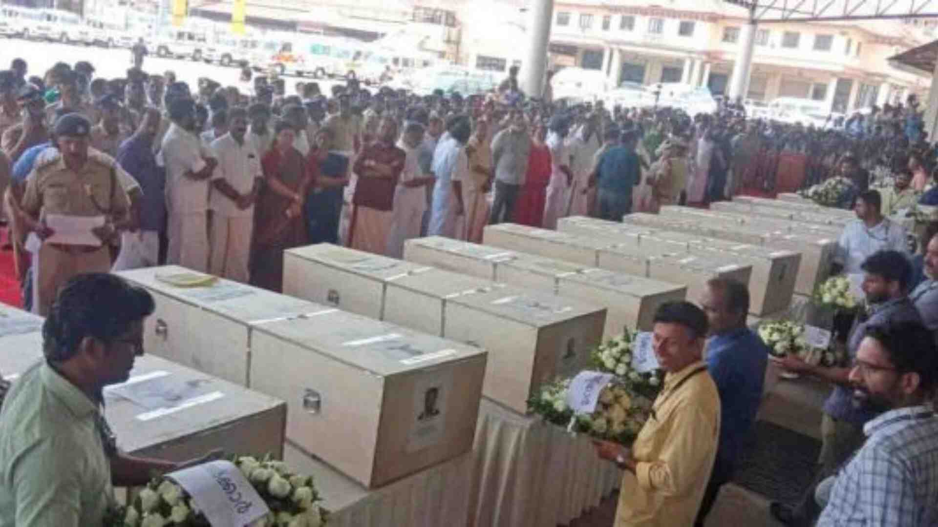 Kuwait fire: Bodies of victims arrive at Cochin on June 14
