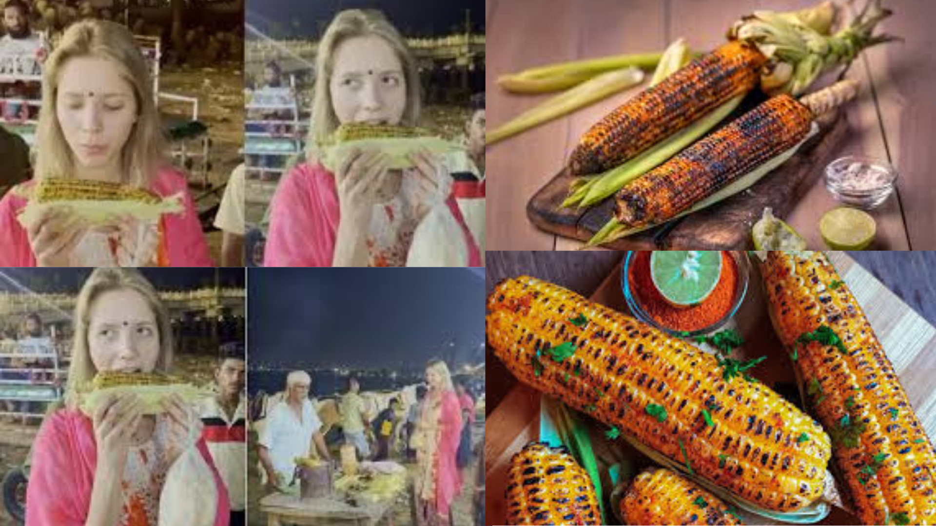 Russian Influencer's First Taste Of 'Bhutta' in Mumbai Video Goes Viral