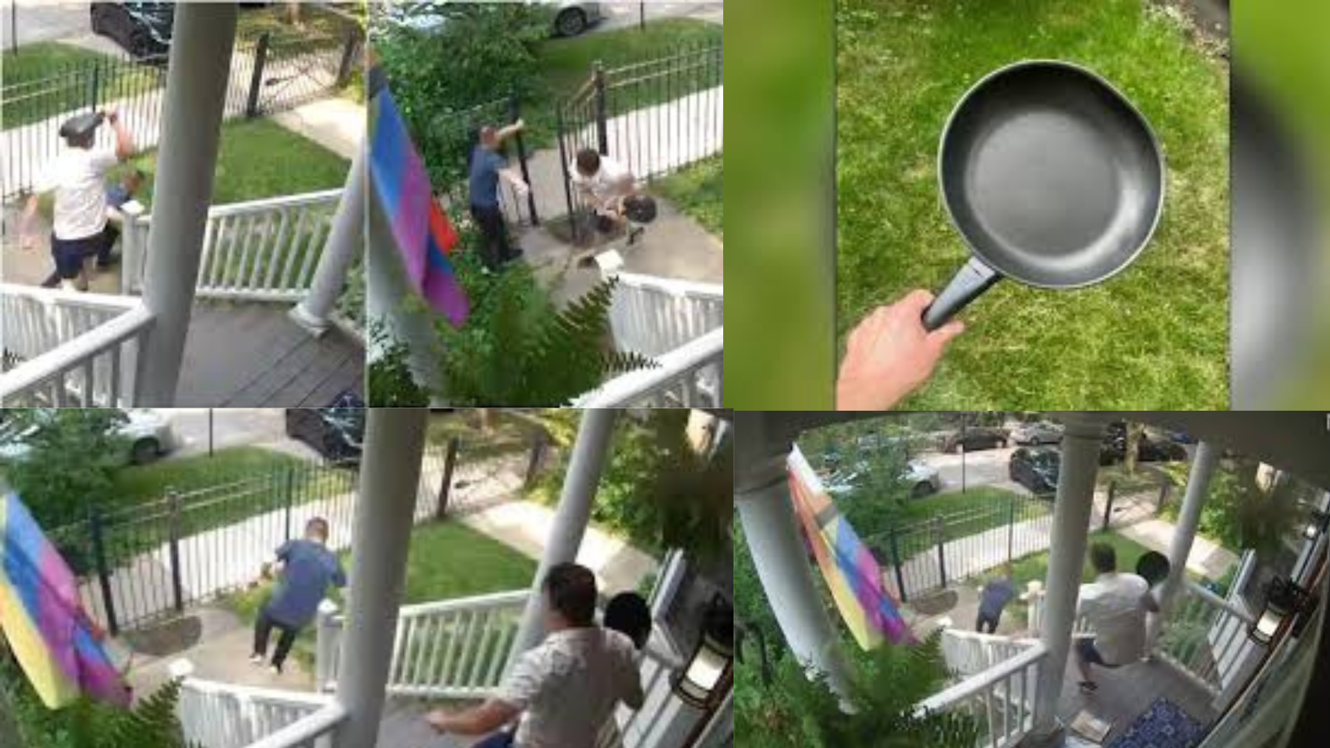 Chicago Man Uses Frying Pan To Hit Burglar: Viral Video