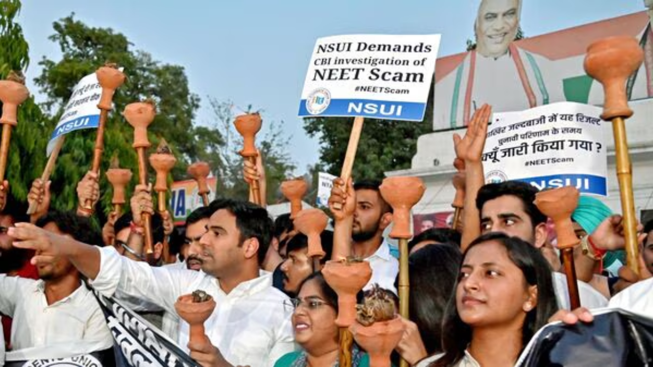 Nationwide Protests Over NEET And UGC-NET Row: Student Union, Opposition Demand Action