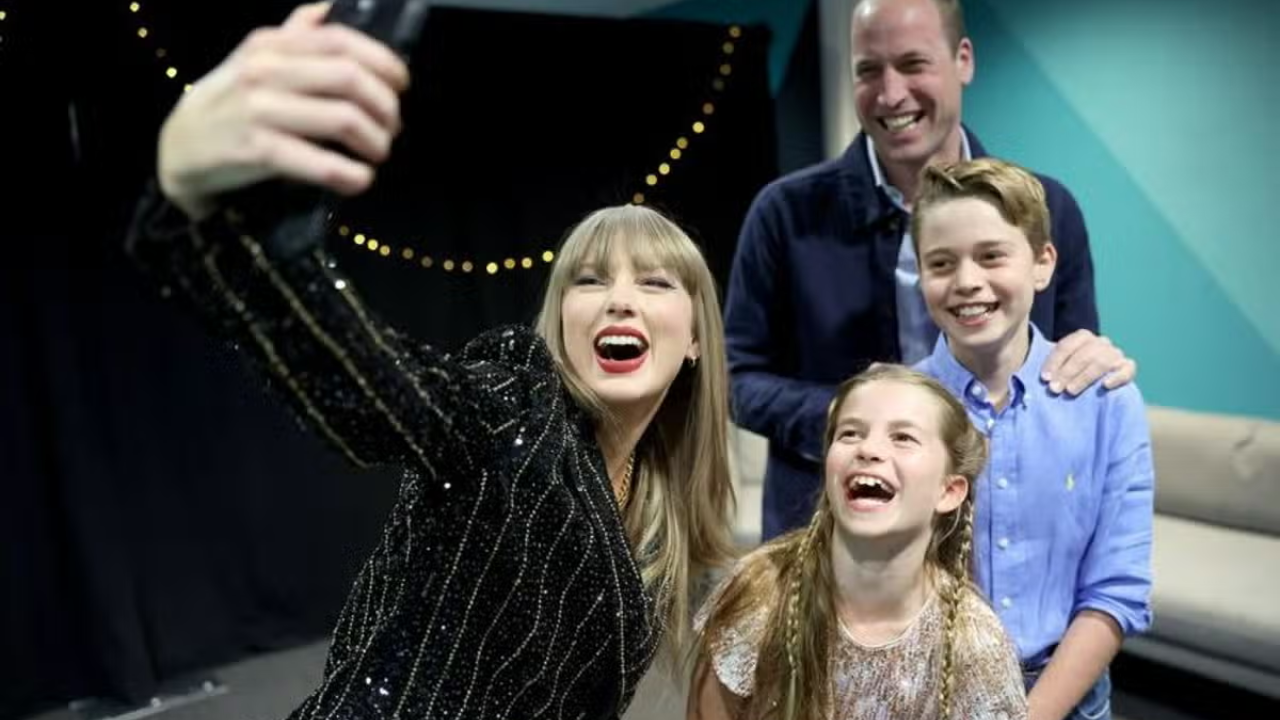 Prince William Impresses With Dance Moves At Taylor Swift’s Concert; Singer Takes Selfie With His Children