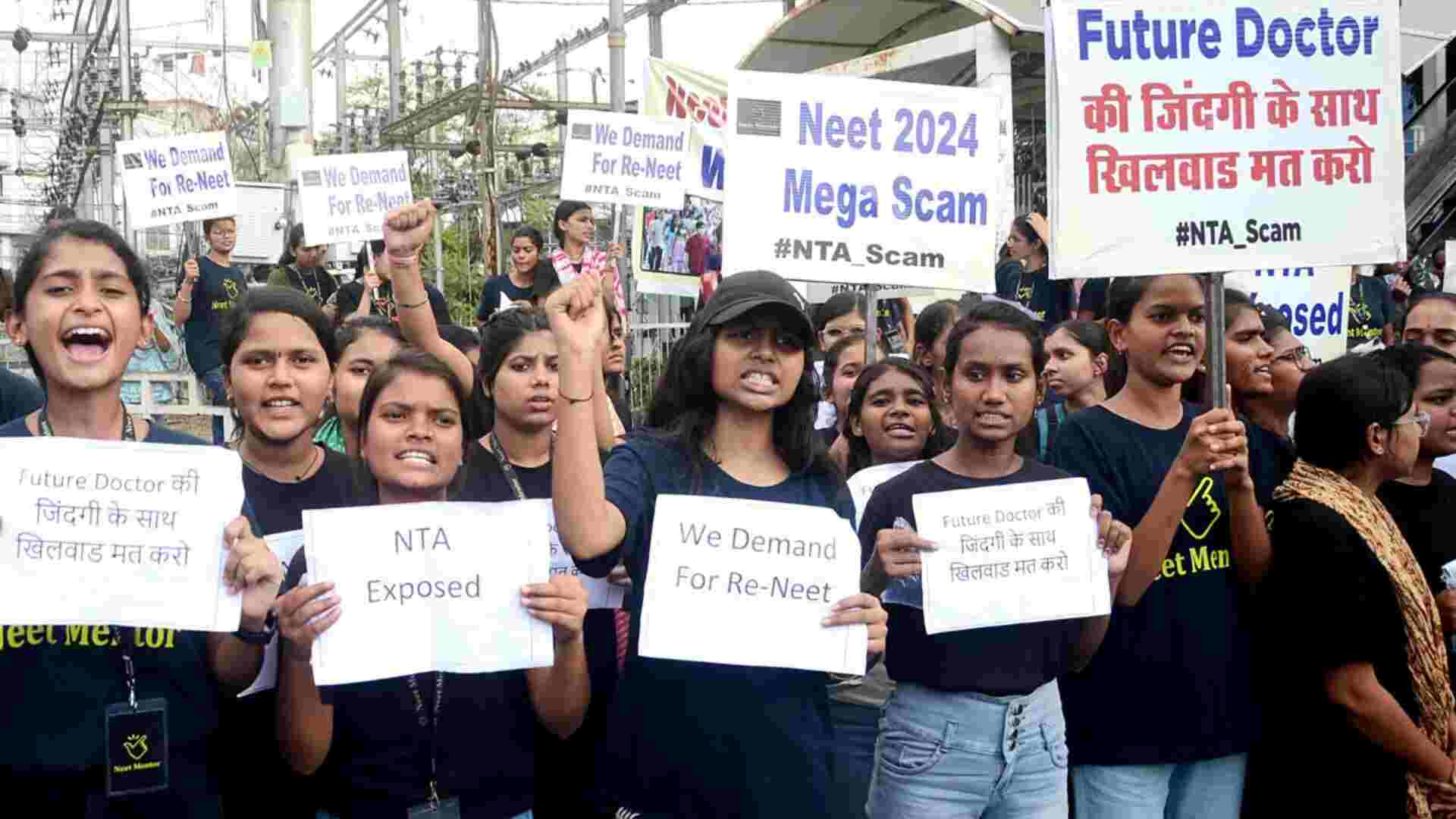 Students Protest Over NEET-UG Results