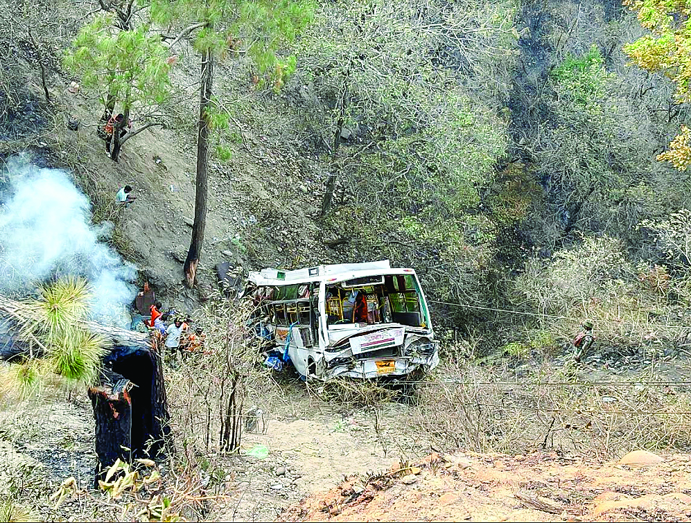 Six Transport Officials Suspended Following Fatal Bus Accident in Jammu