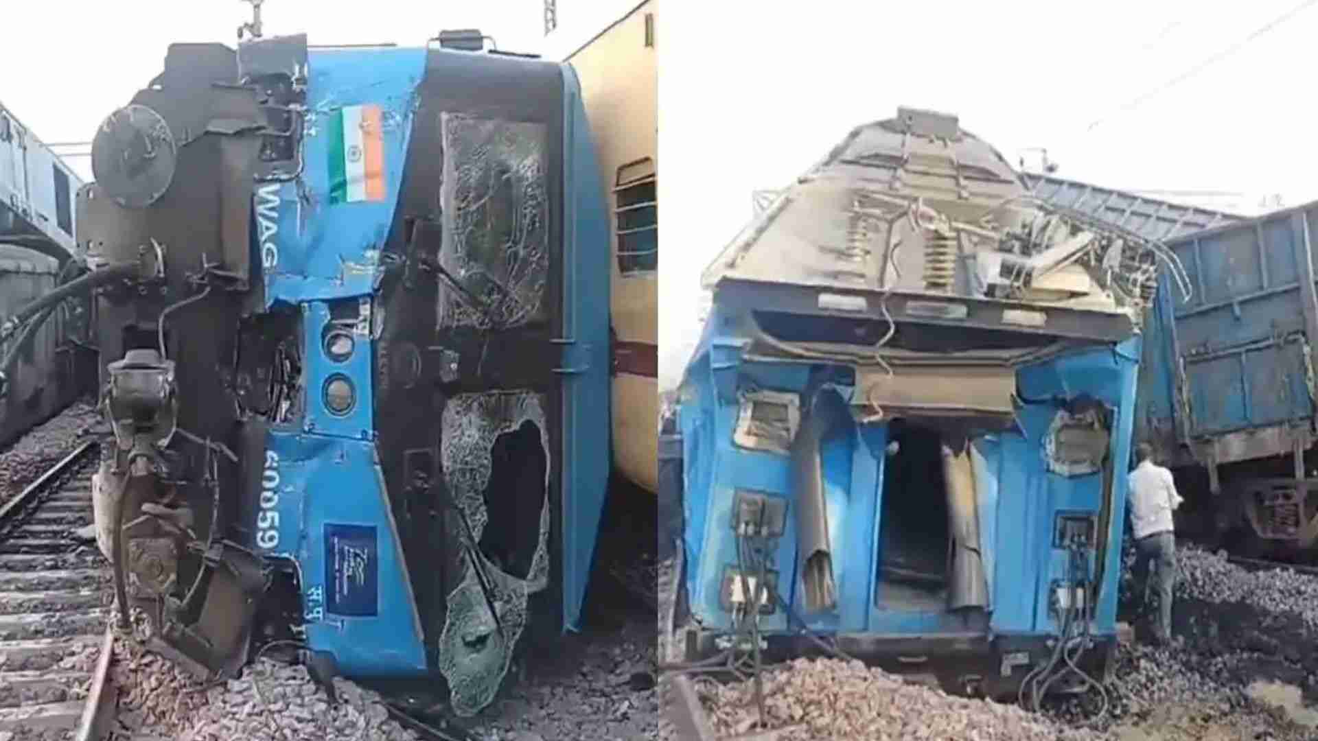 Punjab: Loco Pilots Injured As Two Goods Trains Collide