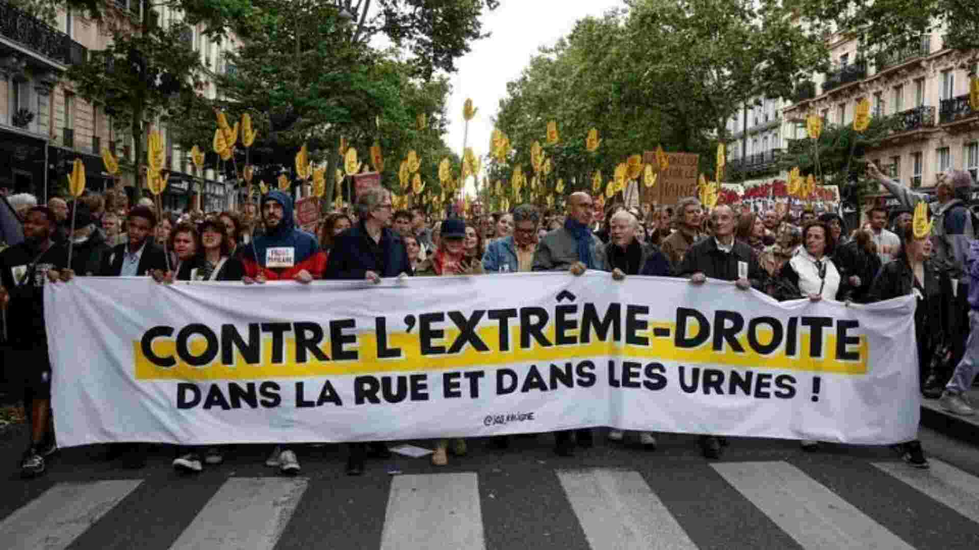 France: Thousands Protests Against Far-Right National Rally Ahead Of Snap Elections