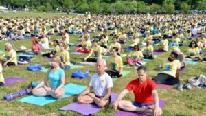 International Yoga Day 2024: Indian Embassy Hosts Yoga Session Ahead Of Yoga Day In Washington DC