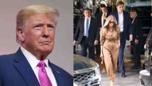 Melania leaves Trump Tower With Barron After Stormy Daniels’ Advice