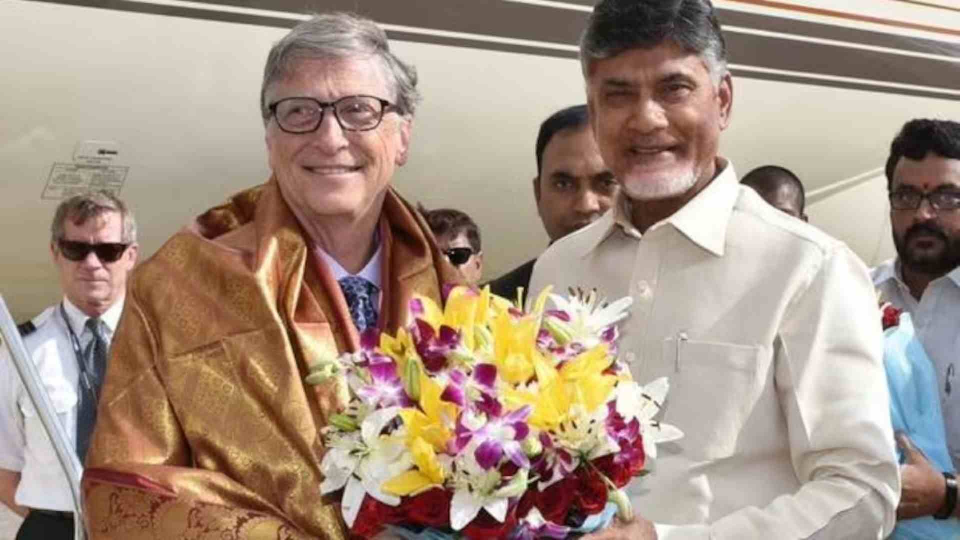 Chandrababu Naidu Persuades Bill Gates For Microsoft’s Hyderabad Office