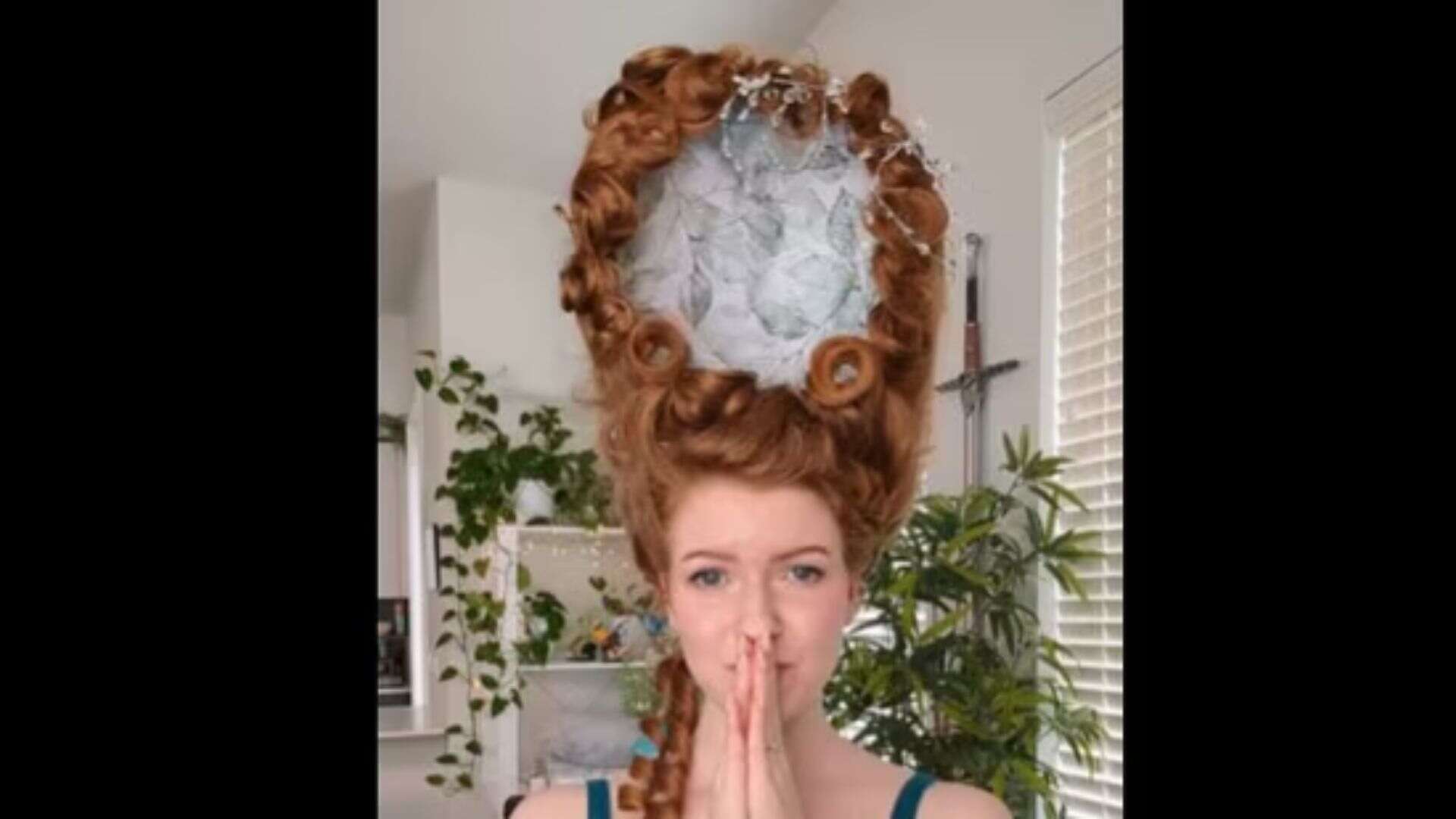Artist Recreates Queen Charlotte’s Iconic Wig From Bridgerton Using Her Own Hair, Video Goes Viral