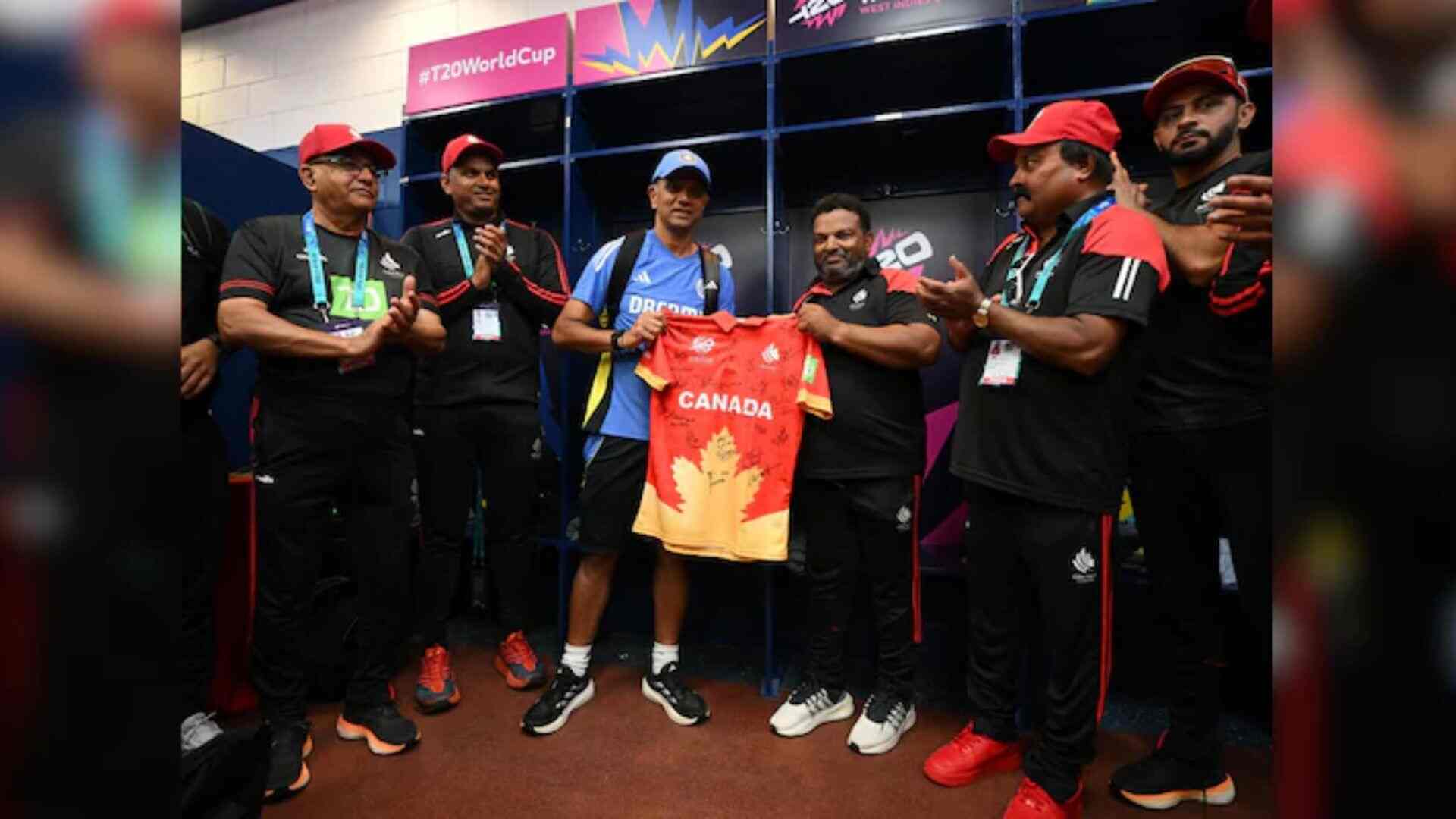 Watch| Rahul Dravid Boosts Canada's T20 World Cup Team