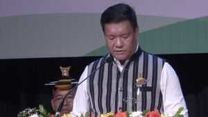 Pema Khandu Sworn In For Historic Third Term As Arunachal Pradesh CM