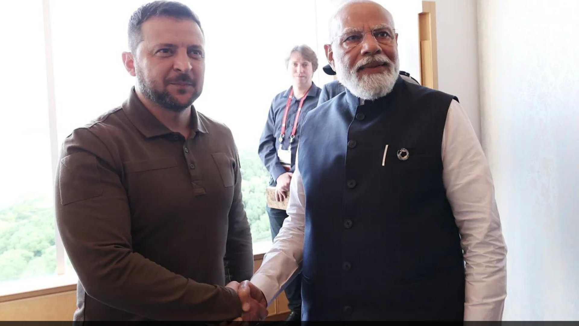 Breaking: PM Modi Meets Ukrainian President Zelenskyy in Italy