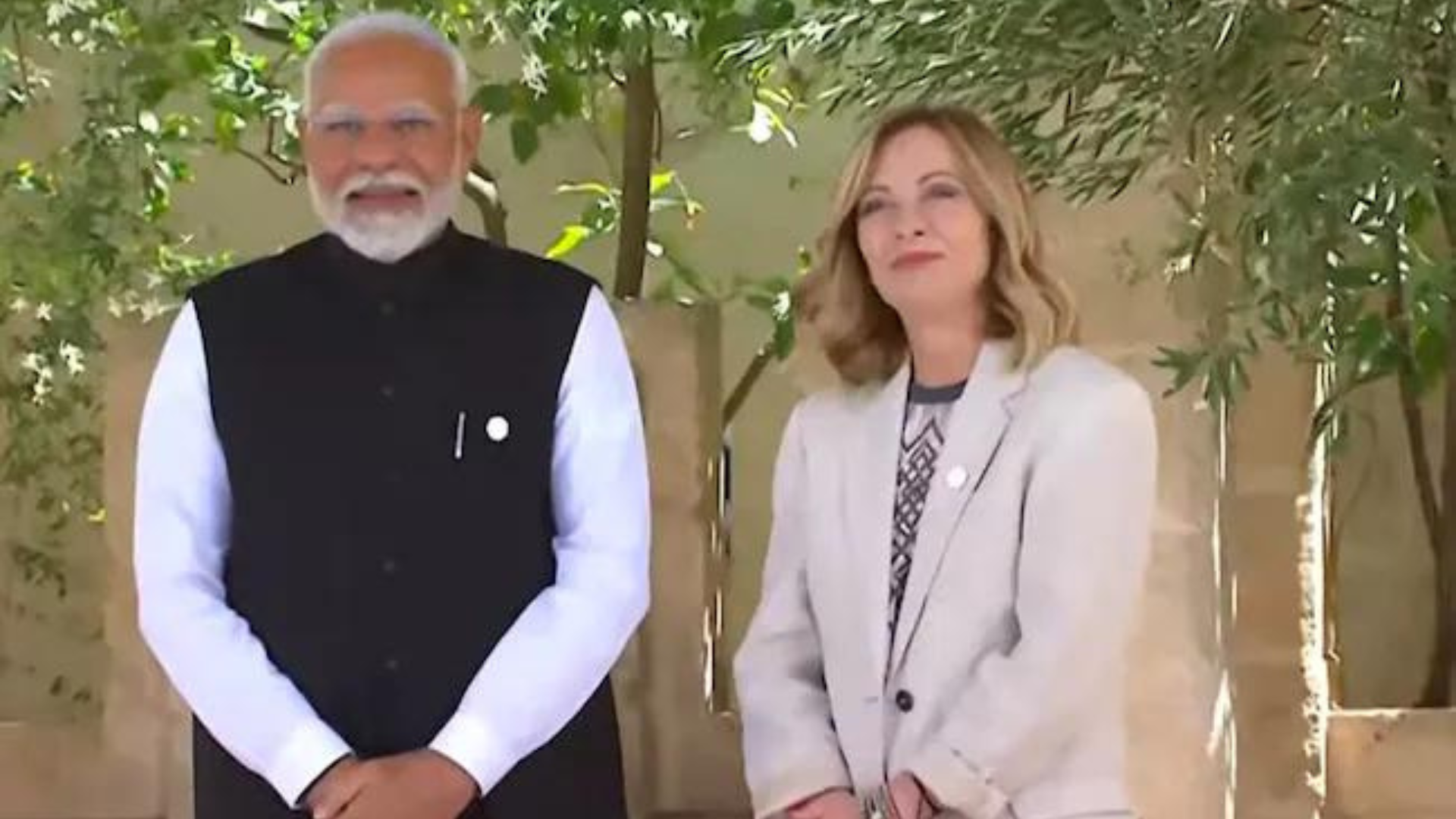Watch: PM Modi Enjoys Friendly Conversation with Italian PM Meloni at G7 Summit