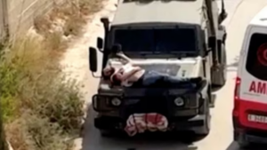 Video: Israeli Military Uses Wounded Palestinian Man As Human Shield