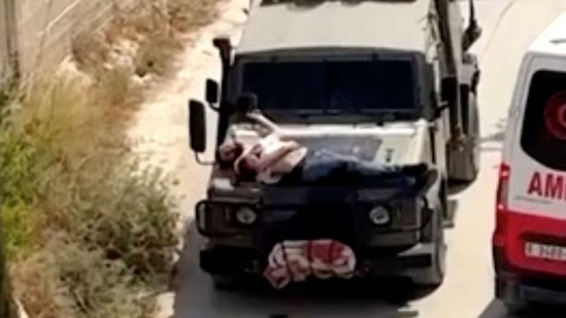 Video: Israeli Military Uses Wounded Palestinian Man As Human Shield