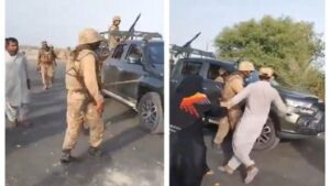 Pakistani Security Forces Baton Charge Protesters In Balochistan, Injuring Women & Children