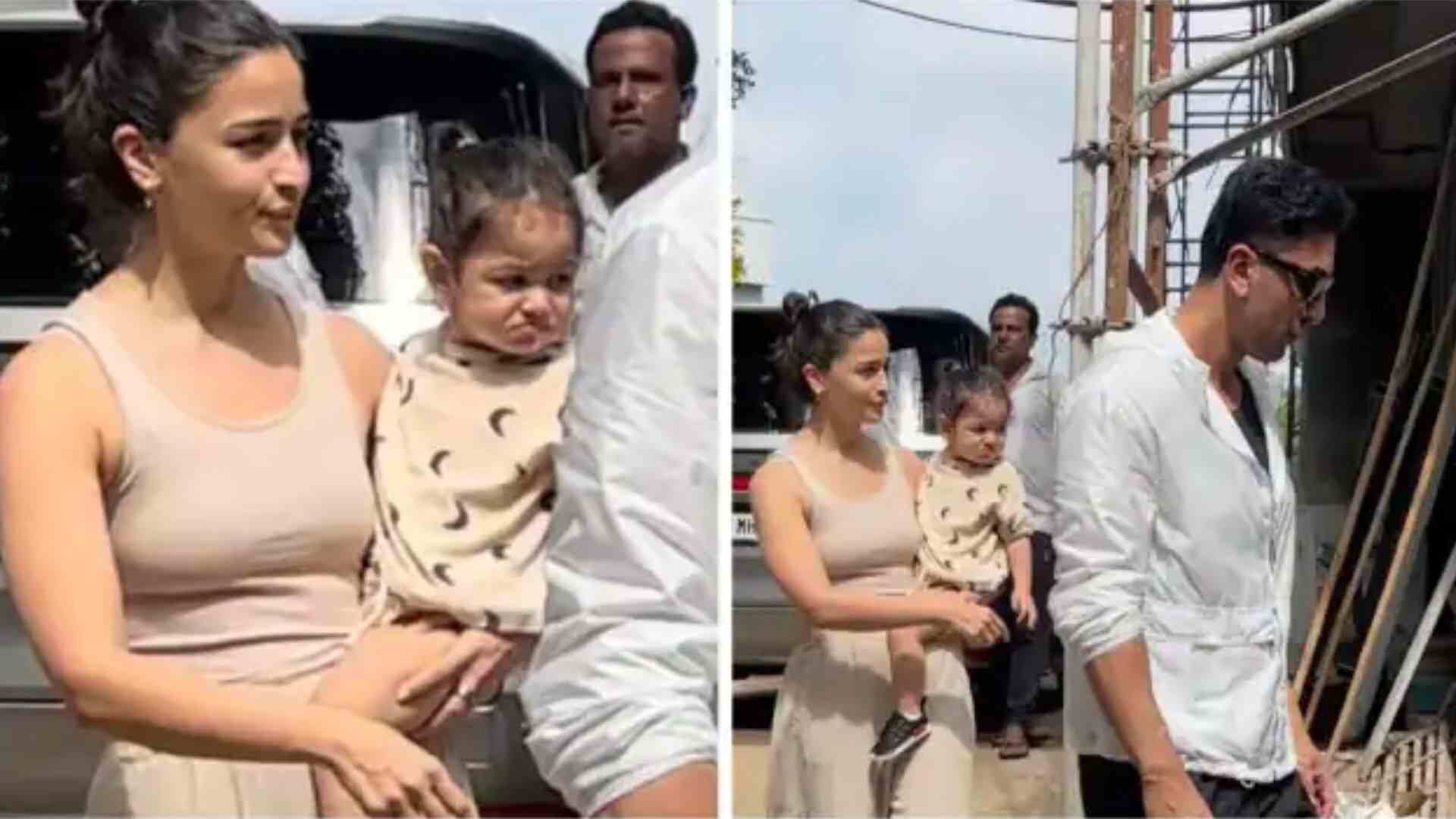 Watch: Alia Bhatt, Ranbir Kapoor Visit Under-Construction Home With Daughter Raha