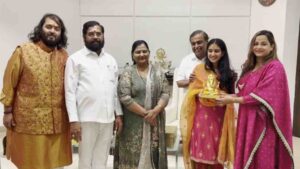 Mukesh Ambani, Anant Ambani Extend Wedding Invitation To CM Eknath Shinde