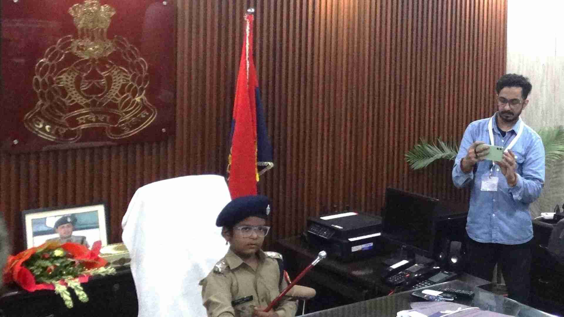 9-Year Old With Brain Tumor Becomes IPS Officer For A Day | Viral
