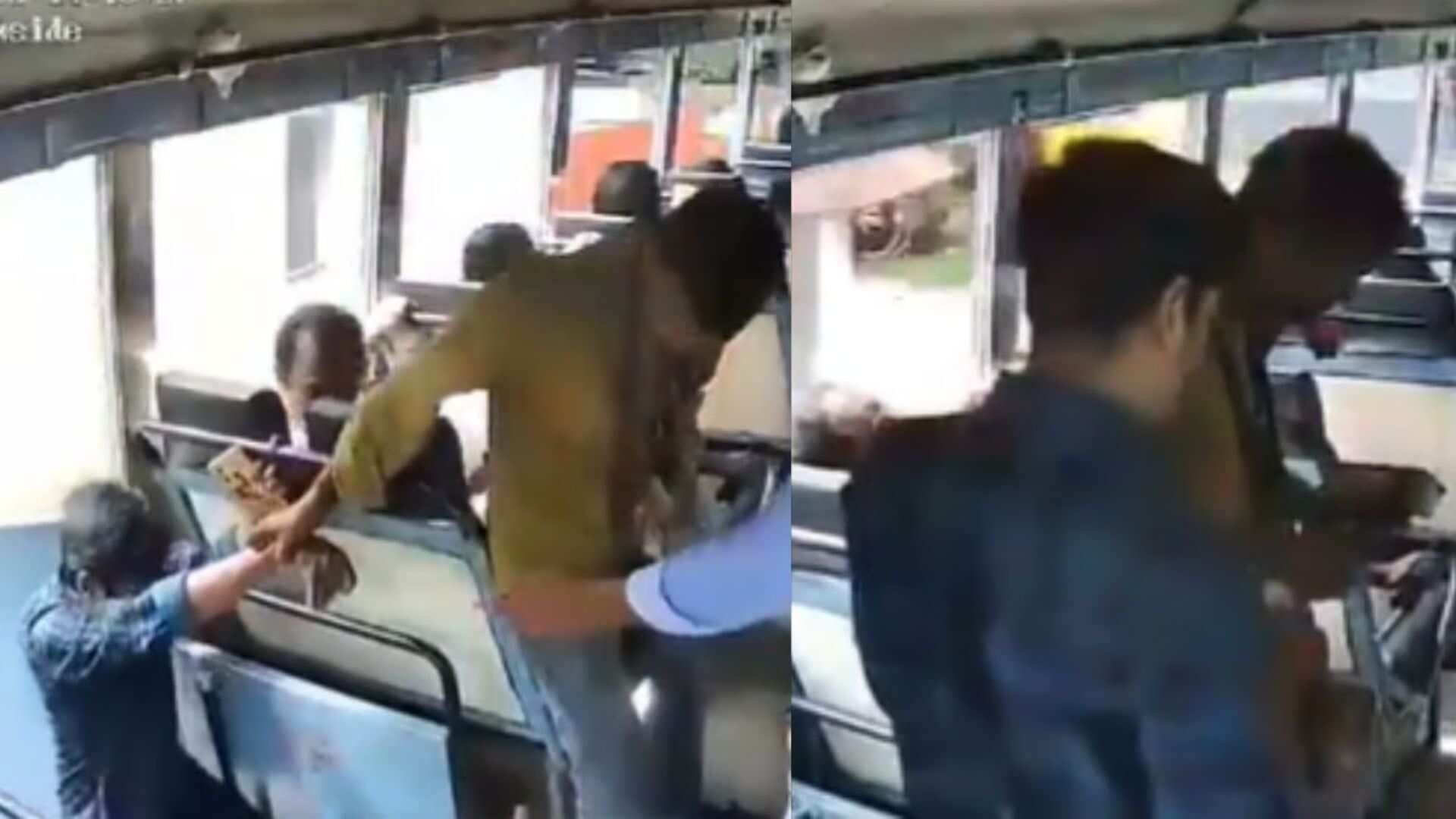 Watch: Bus Conductor’s Quick Reflex Saves Passenger from Dangerous Fall in Kerala