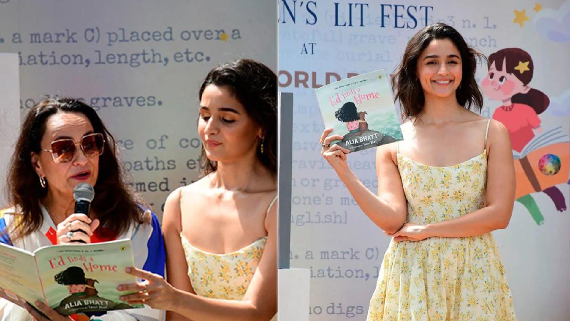 Watch: Alia Bhatt Launches Book “ED Finds A Home” With Mother Soni Razdan & Sister Shaheen By Her Side