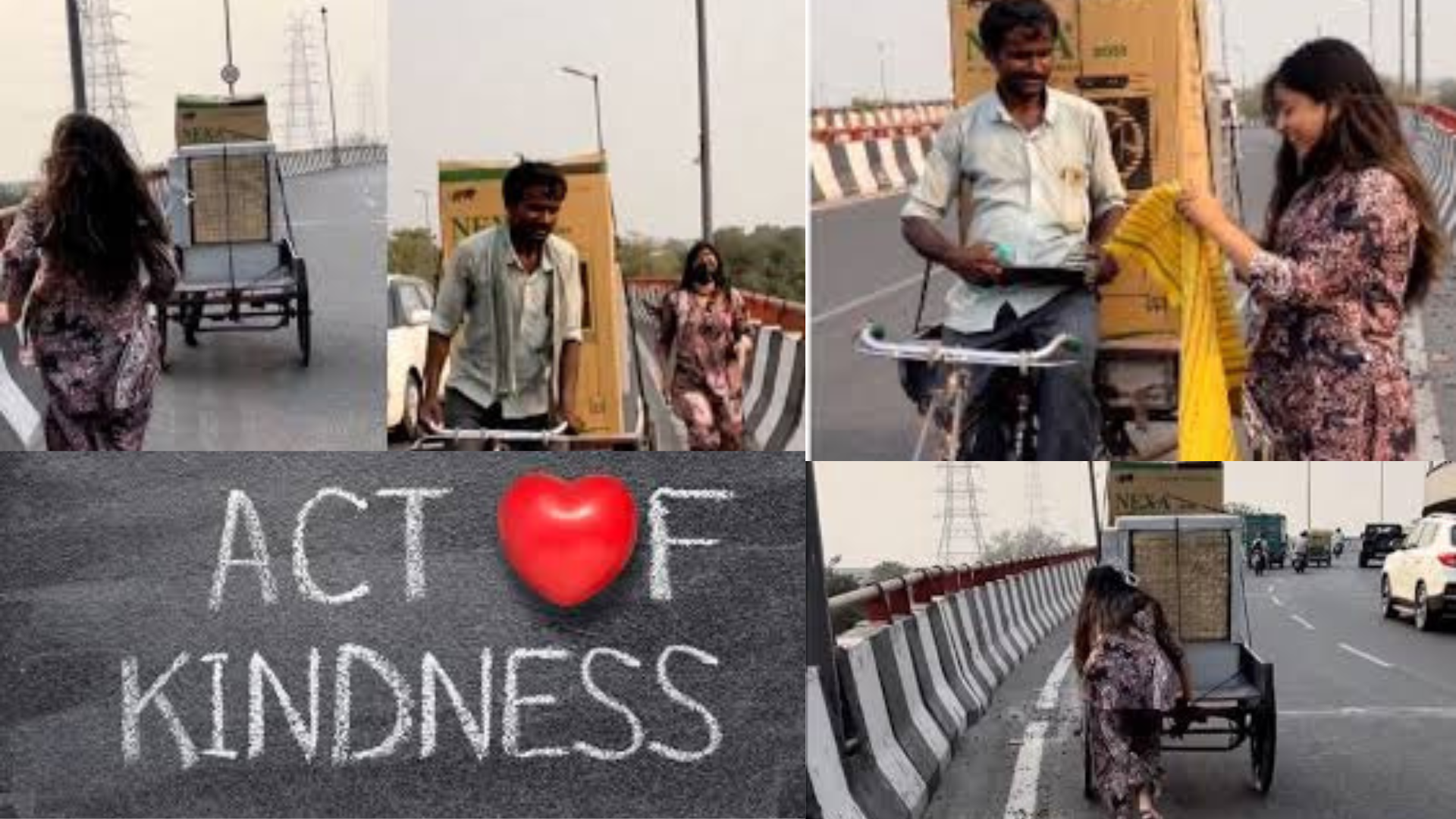 Woman's Act Of Kindness Towards Rickshaw Puller Divides Internet: Viral Video