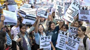 Students Protest Against NEET-UG 2024 Exam Irregularities