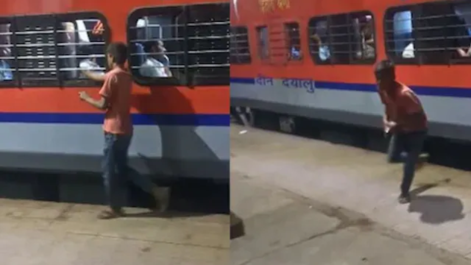 Watch: Boy Walking On Platform Snatches Passenger’s Phone From Moving Train