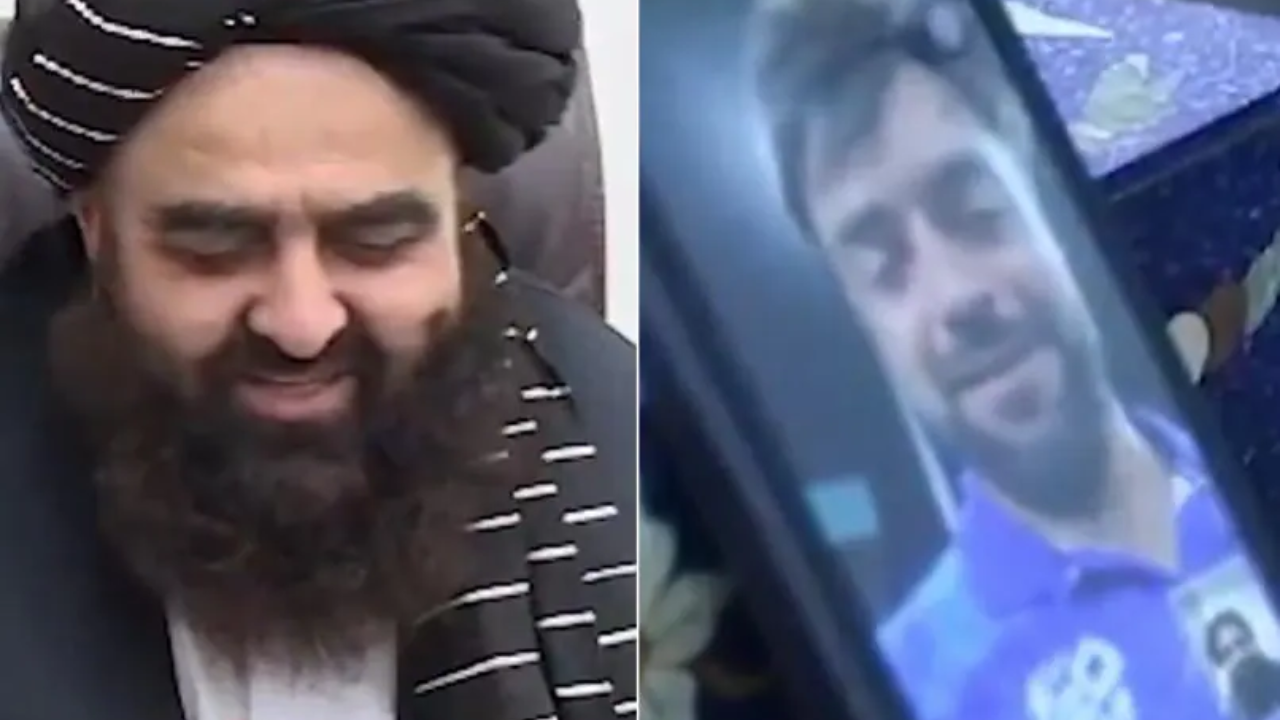 Watch: Rashid Khan Receives Congratulatory Call From Taliban Minister Following Afghanistan’s Semifinal Qualification