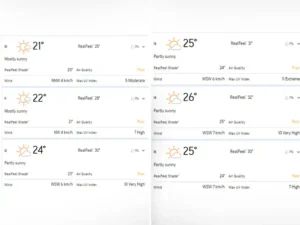 India vs USA T20 World Cup 2024: Hourly Weather Forecast; Check Out If Rain is a Threat Today During Match Hours