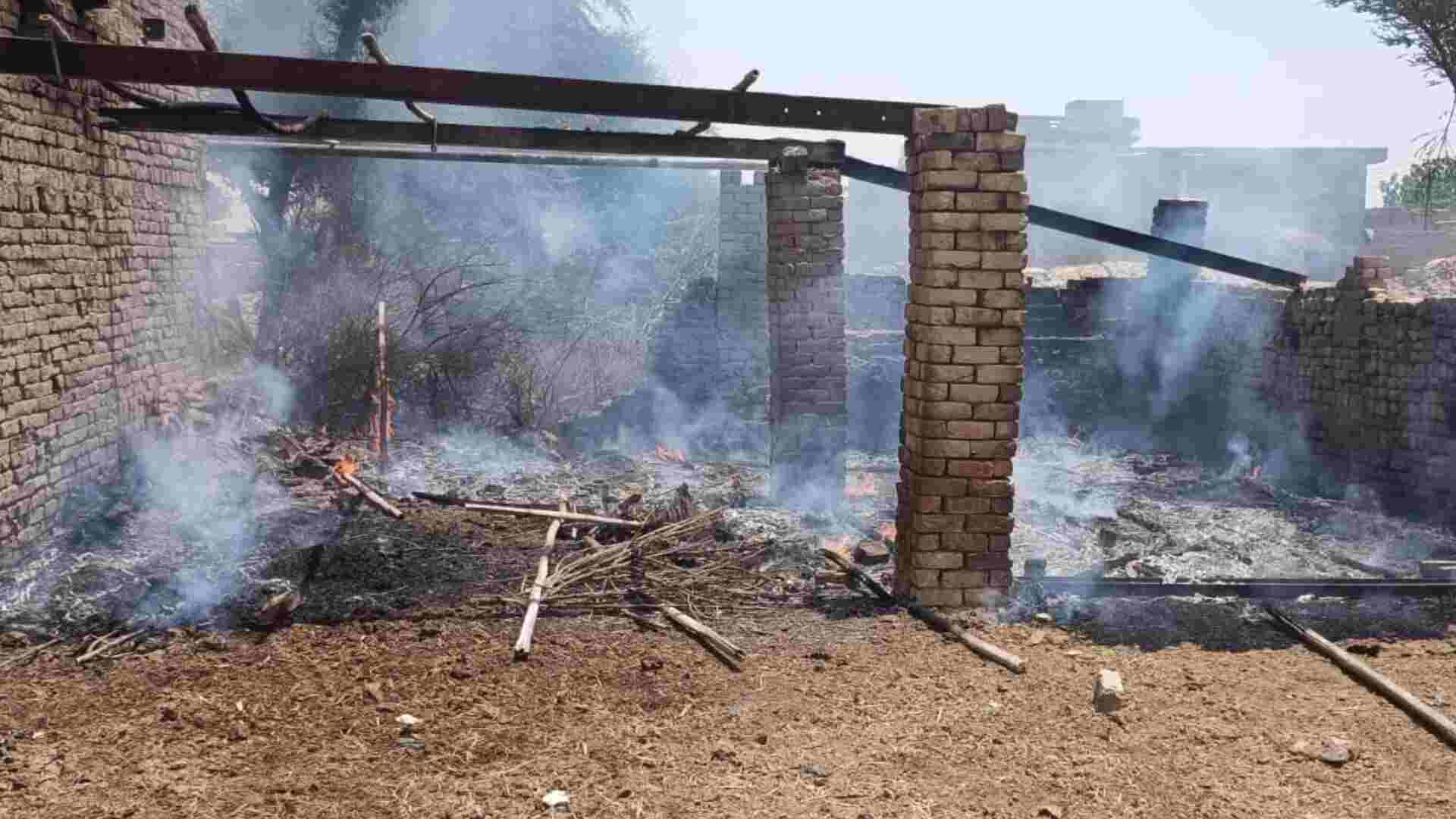 Rajasthan: Fire Breaks Out In Sriganganagar Cow Shed