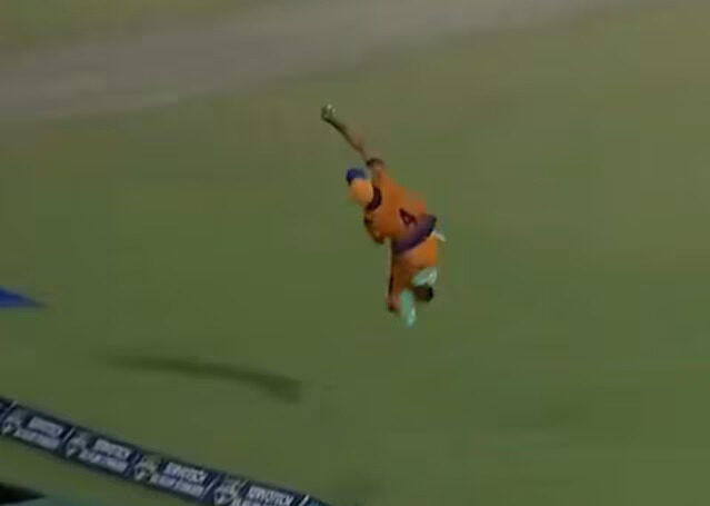 WATCH: “Catch of the Match” – Player Does Shikhar Dhawan’s Thigh Five After Pulling Off a Blinder