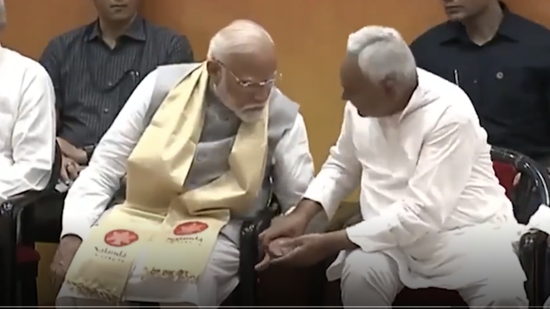 Nitish Kumar’s Gesture Steals Spotlight At Nalanda University Inauguration