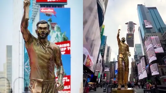 Virat Kohli’s ‘Larger-Than-Life’ Statue Unveiled at the Iconic Times Square in NYC