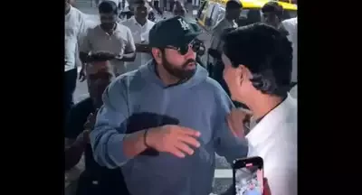 Back in Town: Rohit Sharma Gets a Warm Welcome at Airport, Fan Asks, “Sir Ek Photo Dedo Na” – WATCH