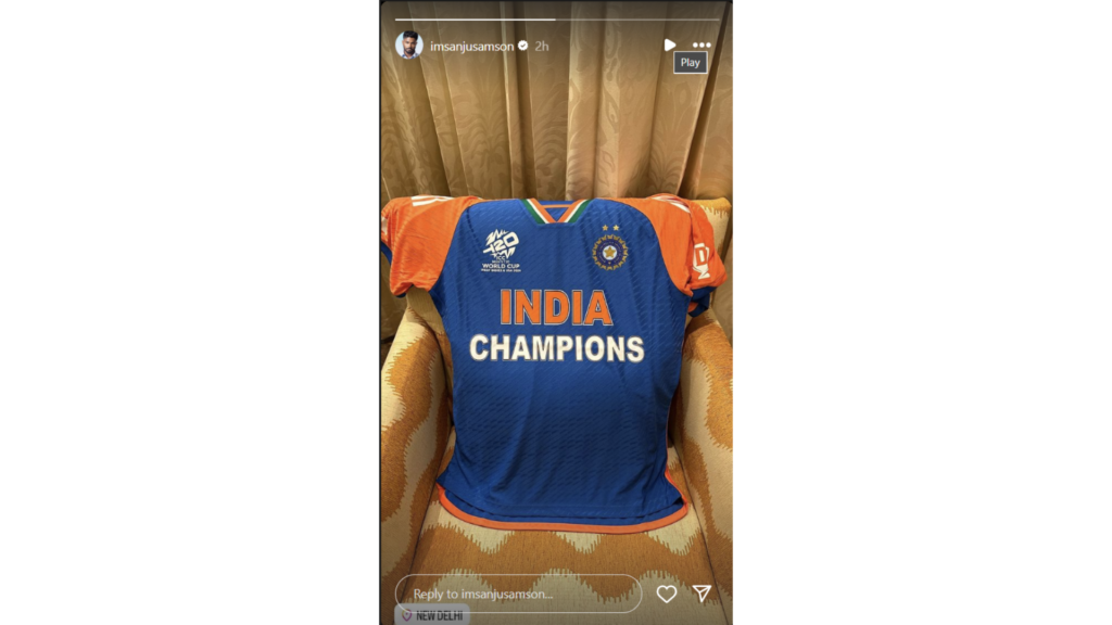 Indian Cricketers Special 'Champions' Jersey With Two Stars