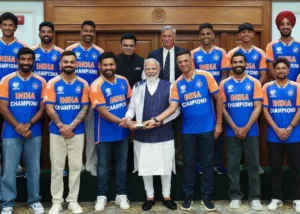 Heartwarming Gesture: PM Modi Decides Against Touching T20 WC Trophy While Posing for the Picture