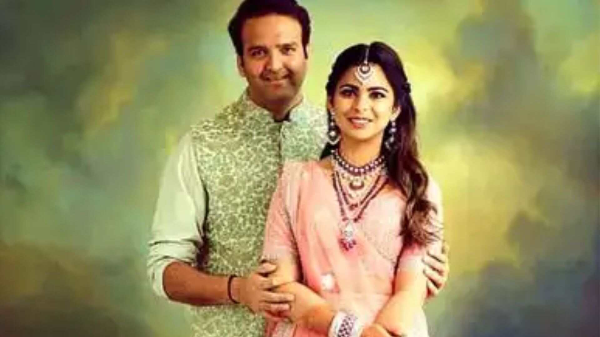 Anand Piramal with wife Isha Ambani