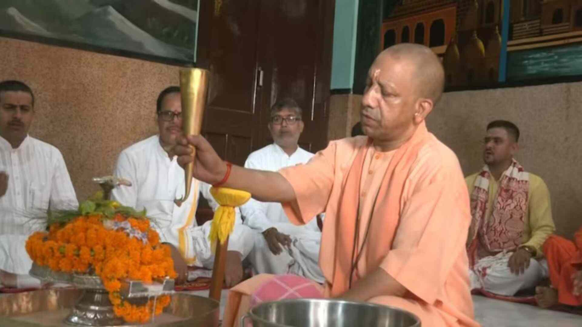 UP: CM Yogi Participates In Guru Purnima Event At Goraknath Temple