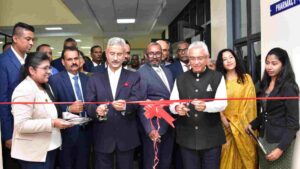 EAM Jaishankar Opens India’s First International Jan Aushadi Kendra In Mauritius