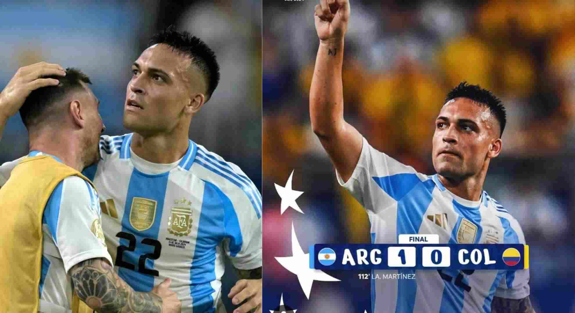Watch: Lautaro Martinez’s Late Goal Secures Argentina’s 16th Copa America Title Victory