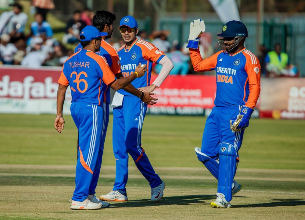 Samson, Kumar Lead India To 42-Run Victory Over Zimbabwe In 5th T20I